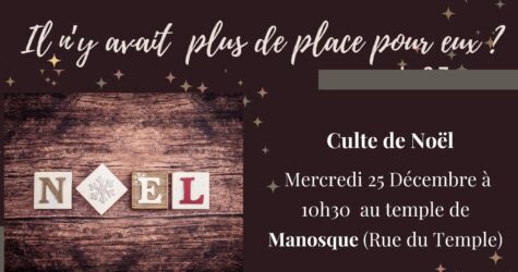 Manosque : Culte de Noël