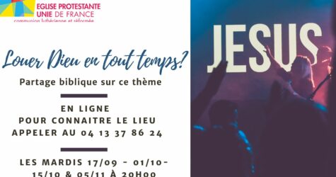 En ligne : partage autour d’un texte biblique