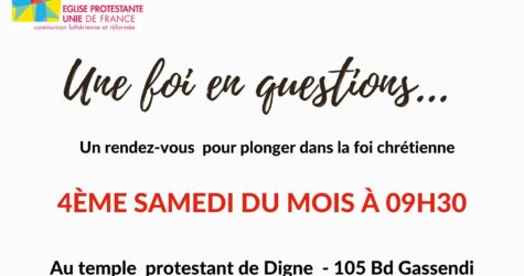 Digne : Une foi en questions