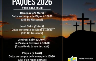 Programme de Pâques 2026